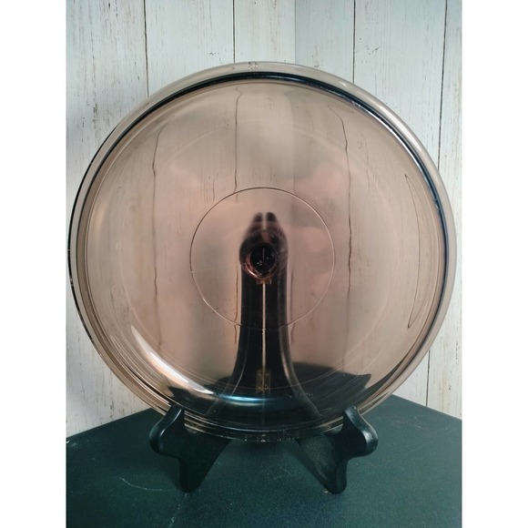 Pyrex #624-C brown glass replacement cover for the #024 2qt round casserole dish - Picture 3 of 6